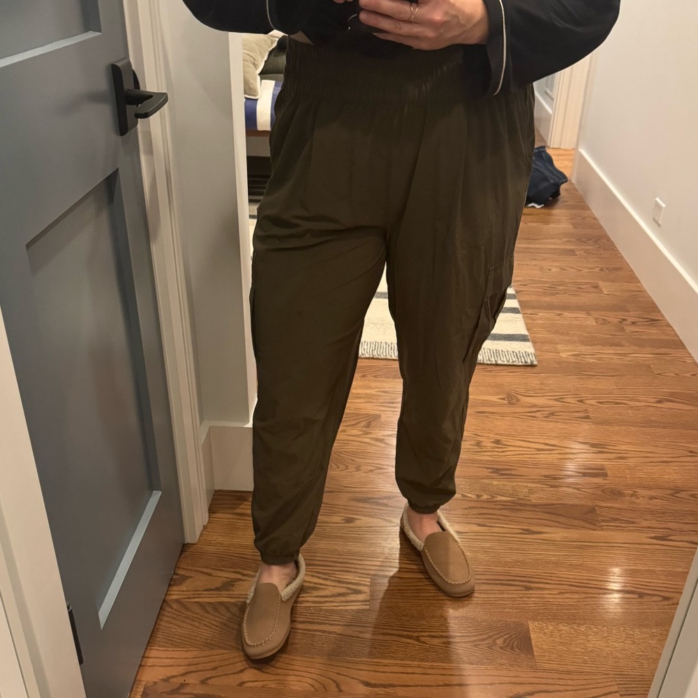 Vuori Olive Green Track Joggers
